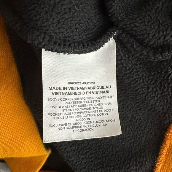 NIKE BLUE AND ORANGE POLAR FLEECE HALF ZIP SWEATSHIRT Size XS - Picture 5 of 13